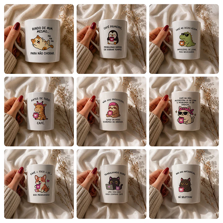 42 Artes para Caneca Frases Divertidas e Virais Arquivo em Png  2
