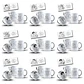 48 Artes para Caneca Signos Zodíacos Arquivo em Jpg - Thumbnail 4
