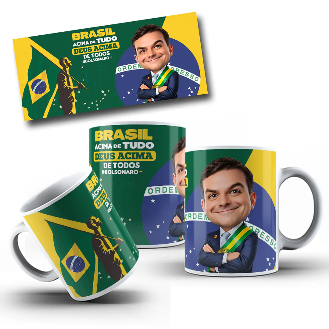 10 Artes para Caneca Flávio Bolsonaro Arquivos Png  1