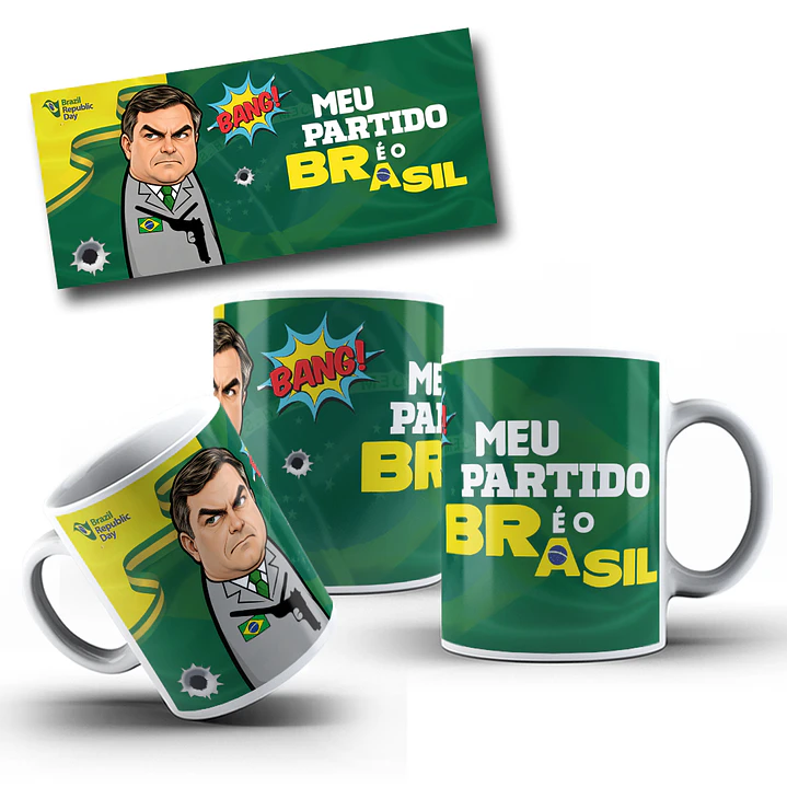 10 Artes para Caneca Flávio Bolsonaro Arquivos Png  5