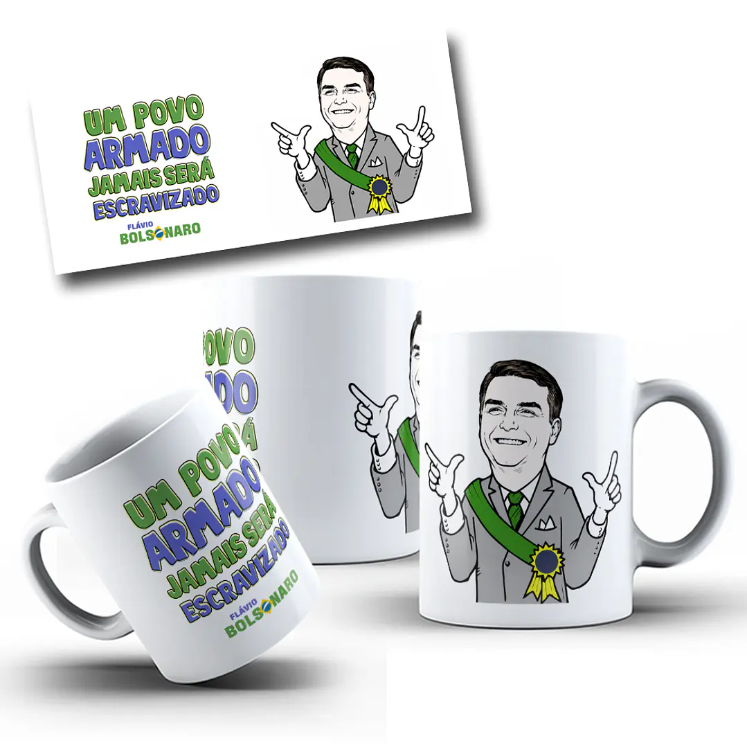 11 Artes Caneca Flávio Bolsonaro Arquivos Png 3