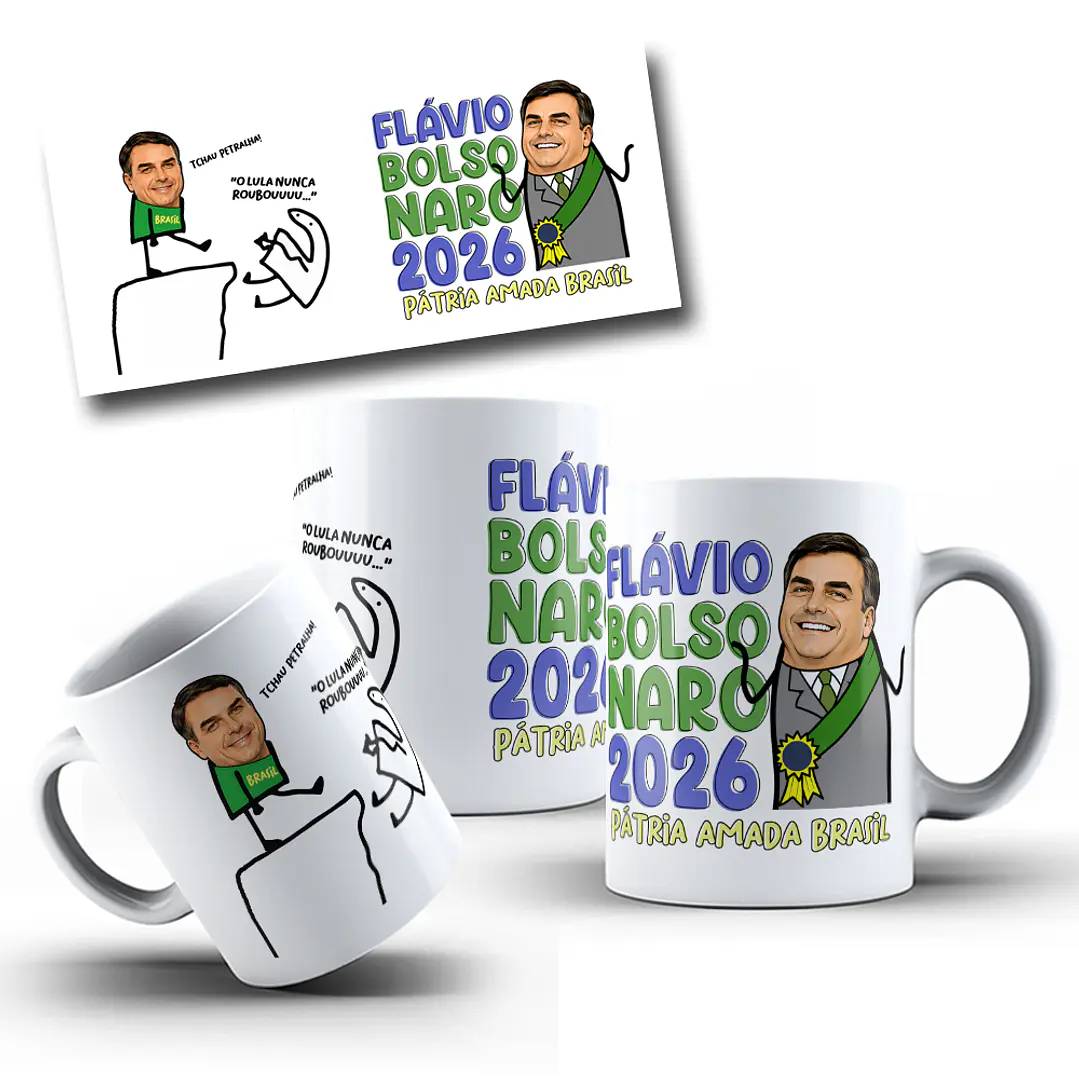 11 Artes Caneca Flávio Bolsonaro Arquivos Png 7