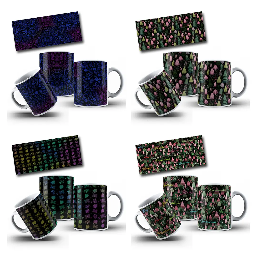 32 Artes para Caneca Chapada para Canecas com Erros de Impressão Arquivo em Png 4