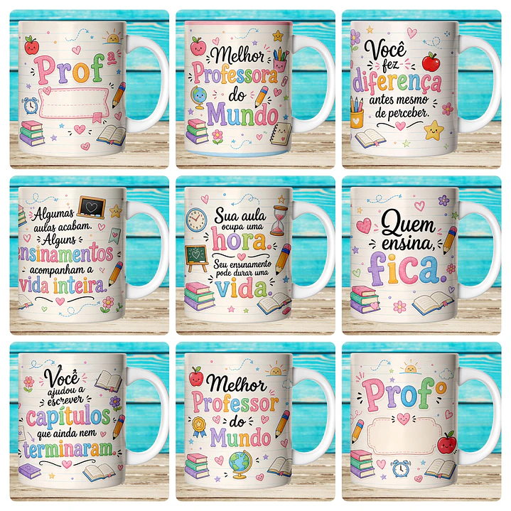 59 Artes para Caneca Dia dos Professores Afeto Arquivo em Jpg  5