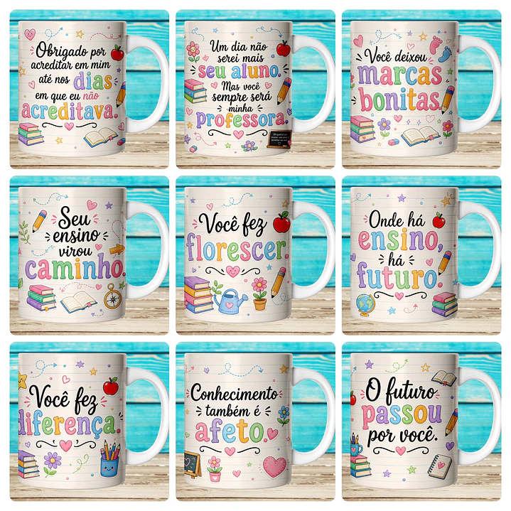 59 Artes para Caneca Dia dos Professores Afeto Arquivo em Jpg  6