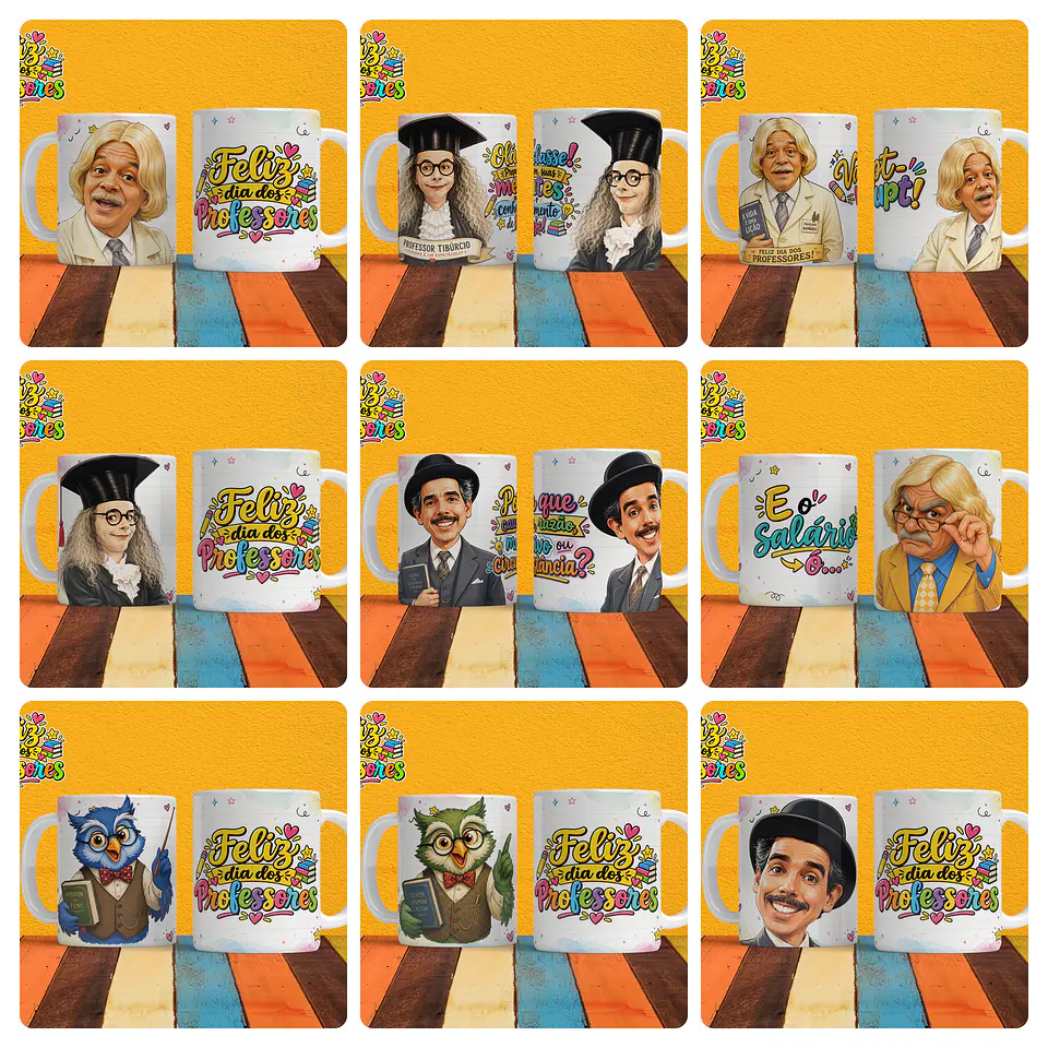 17 Artes para Caneca Dia dos Professores Bocão Arquivo em Jpg 2