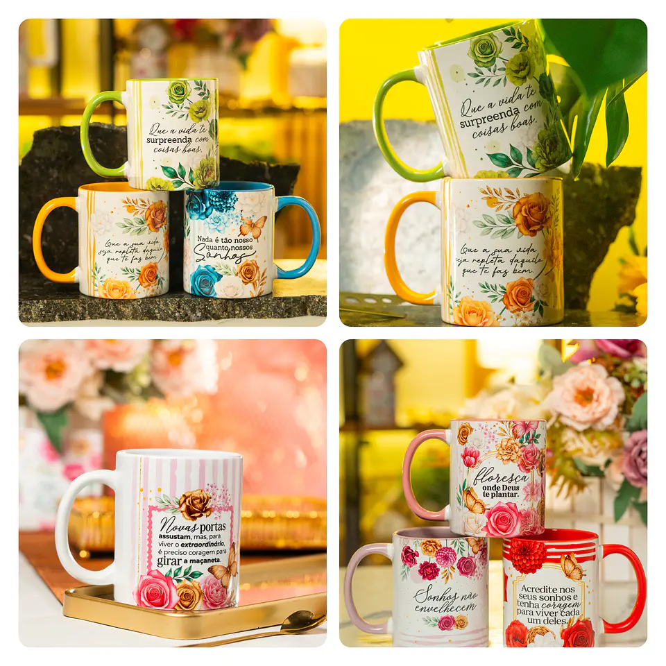 24 Artes para Caneca, Azulejo e Squeezes Para Presentear Arquivo em Png  1