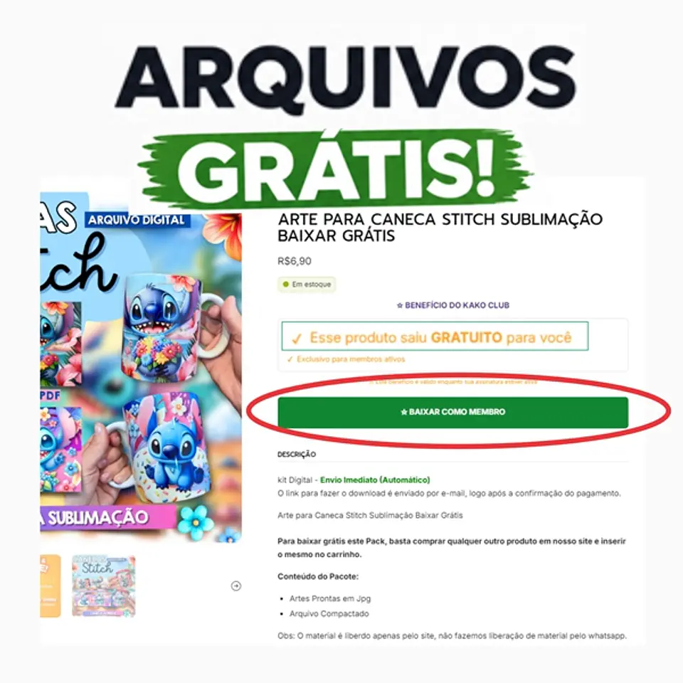 Kako Croma 12 Meses – Artes Virais por R$ 1,90 5