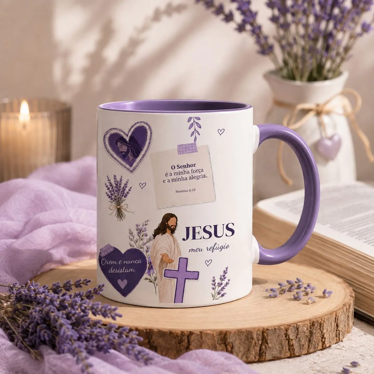 5 Artes para Caneca Querido Jesus em Canva 2