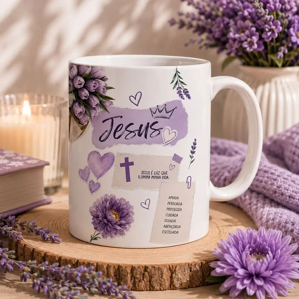 5 Artes para Caneca Querido Jesus em Canva 4