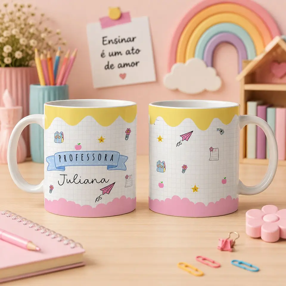 9 Artes para Caneca Dia Dos Professores Arquivo em Canva  5