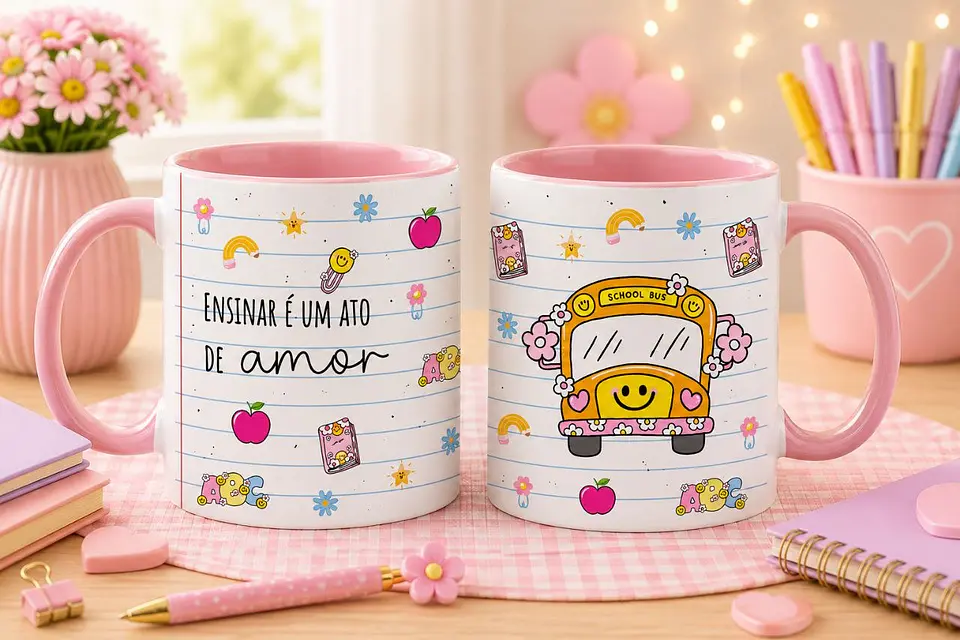 9 Artes para Caneca Dia Dos Professores Arquivo em Canva  7