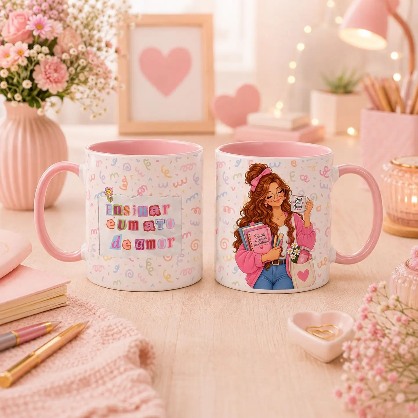 16 Artes para Caneca Dia Dos Professores Arquivo em Canva 6