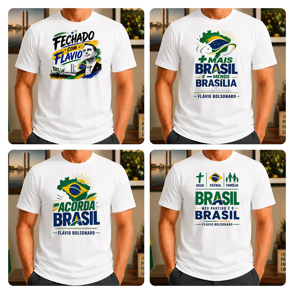 20 Artes para Caneca e Camisa Lula PT e Flávio Bolsonaro PL Politica Arquivo em Jpg 5