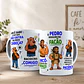 Arte para Caneca você sabe o que que não entra na minha cabeça, raciocina comigo, davi resolveu na pedrada, jacó resolveu no braço Arquivo em Jpg - Thumbnail 2