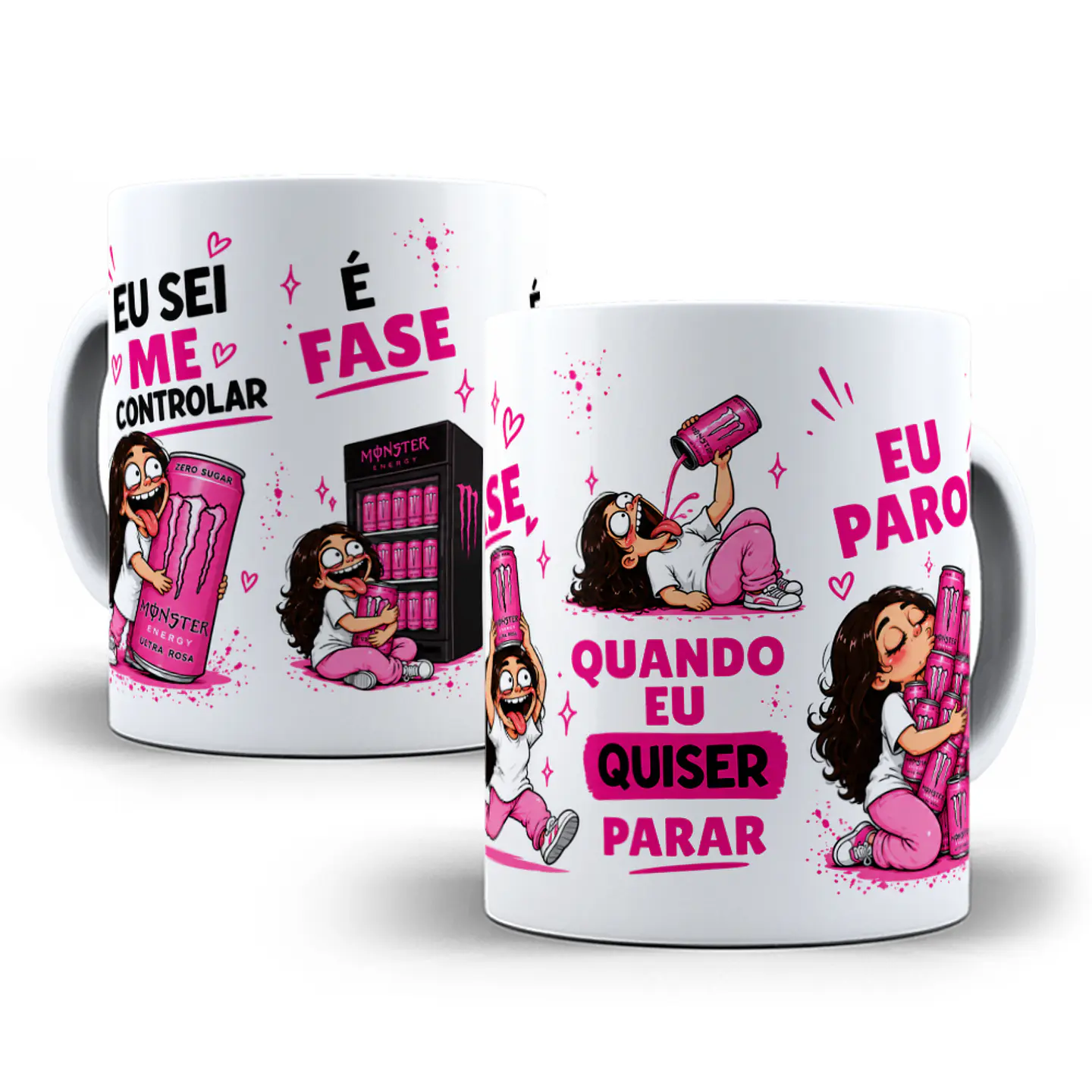 9 Artes para Caneca Eu Sei Me Controlar é Fase Bebidas Arquivo em Png 4