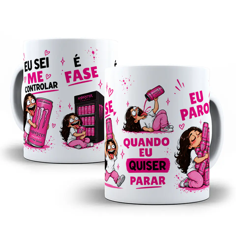 9 Artes para Caneca Eu Sei Me Controlar é Fase Bebidas Arquivo em Png 4