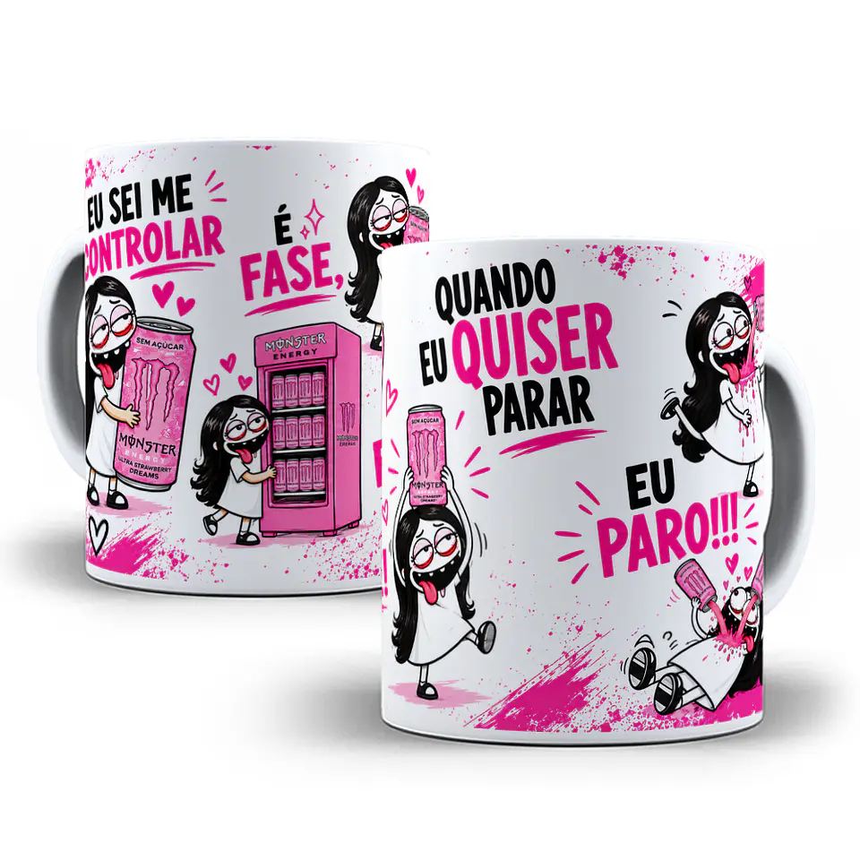9 Artes para Caneca Eu Sei Me Controlar é Fase Bebidas Arquivo em Png 6