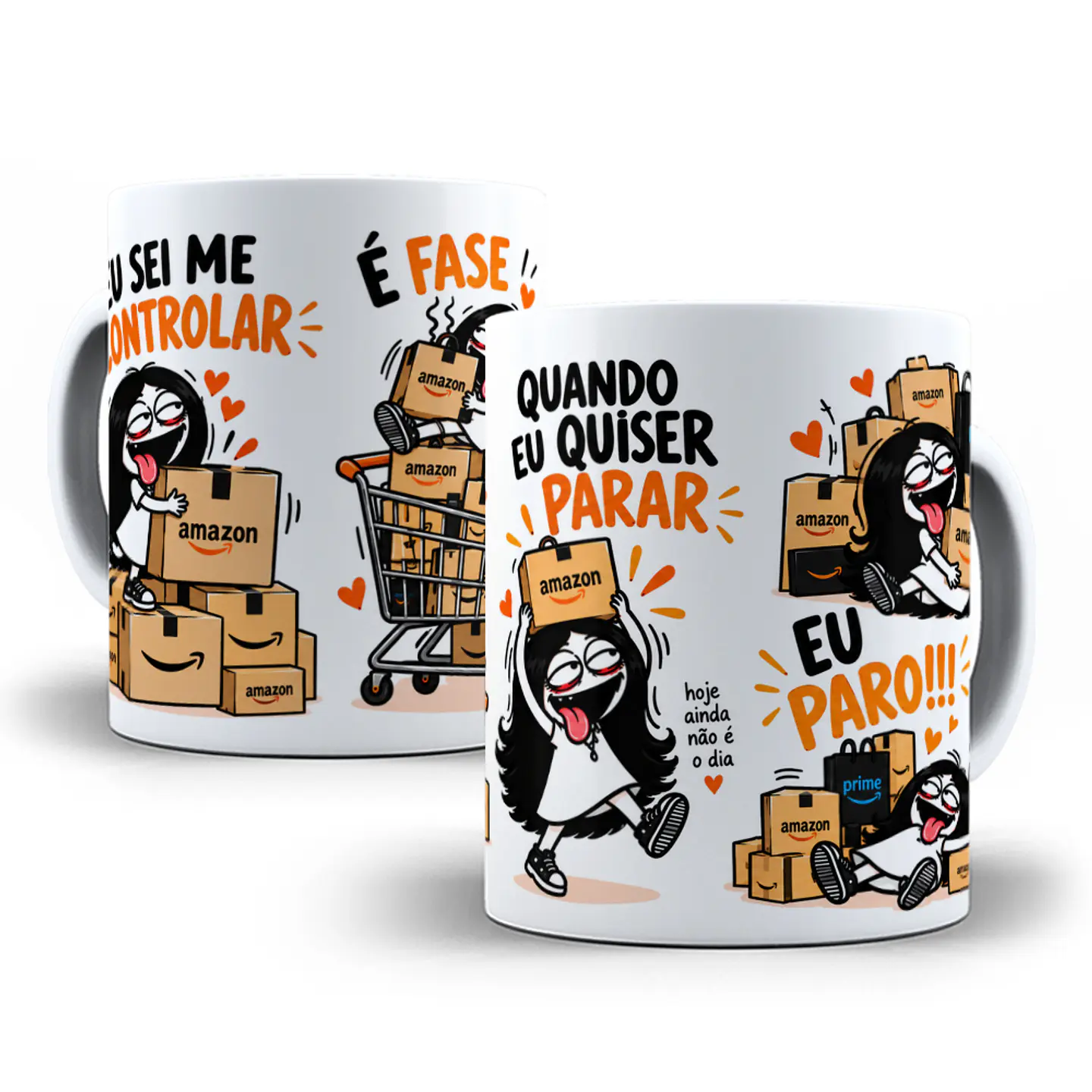 7 Artes para Caneca Eu sei me Controlar Lojas Arquivo em Png 7