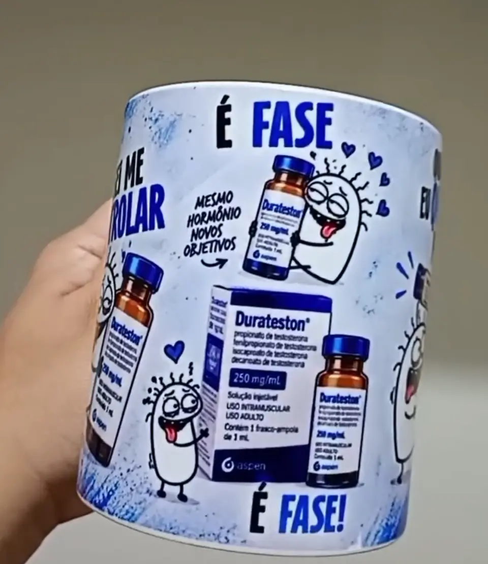 Arte para Caneca Flork Eu Sei Me Controlar é Fase Durasteston Arquivo em Png 2