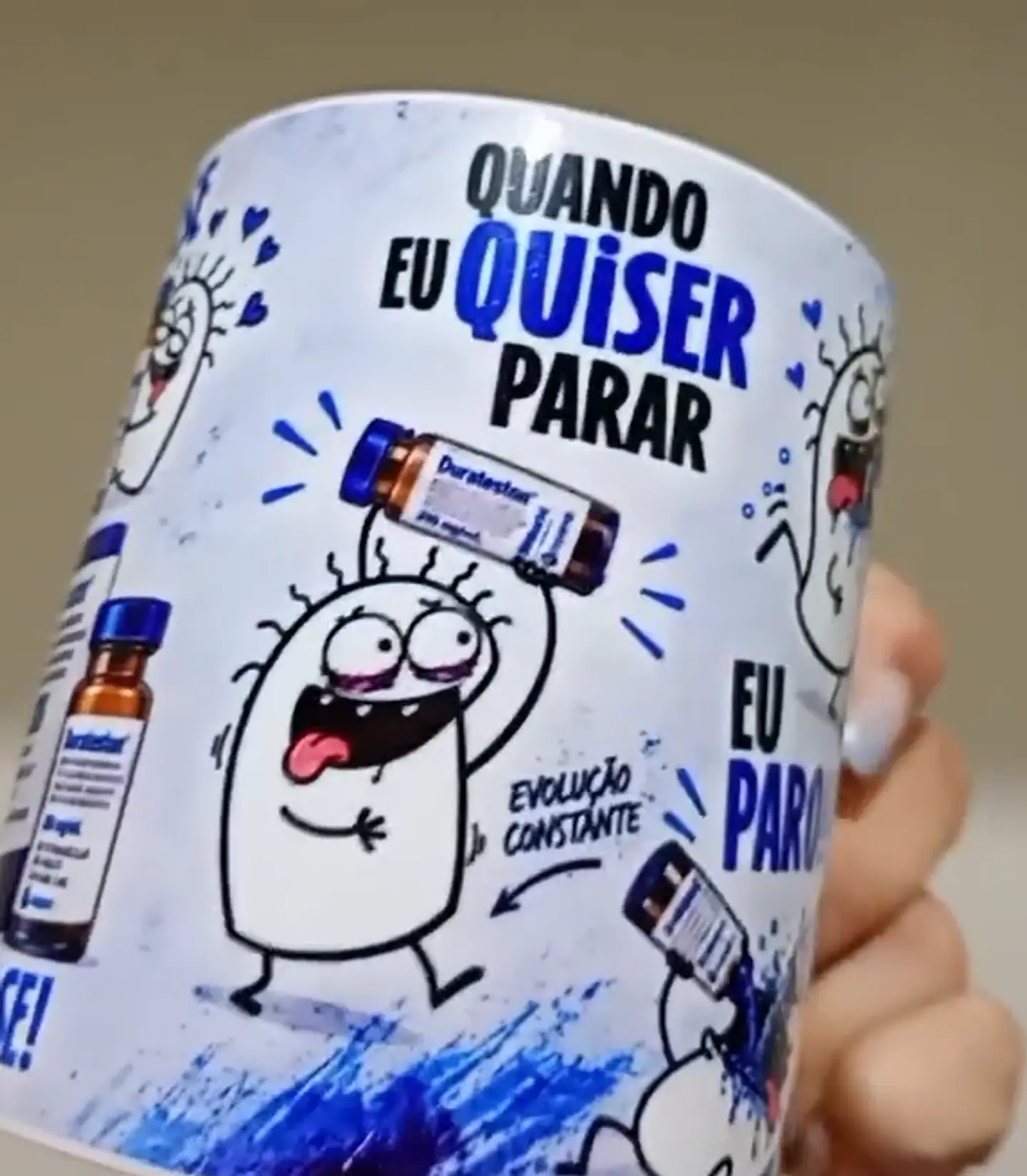 Arte para Caneca Flork Eu Sei Me Controlar é Fase Durasteston Arquivo em Png 3