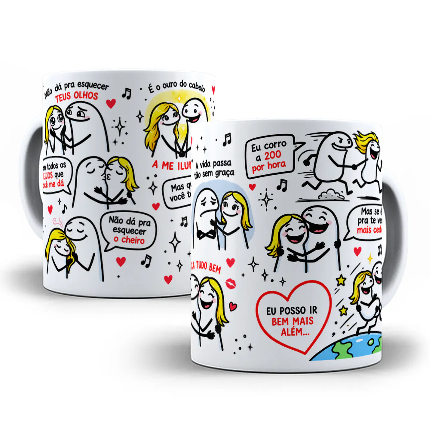 Arte para Caneca Flork Um Dia Te Levo Comigo - Jorge & Mateus Arquivo em Png  1
