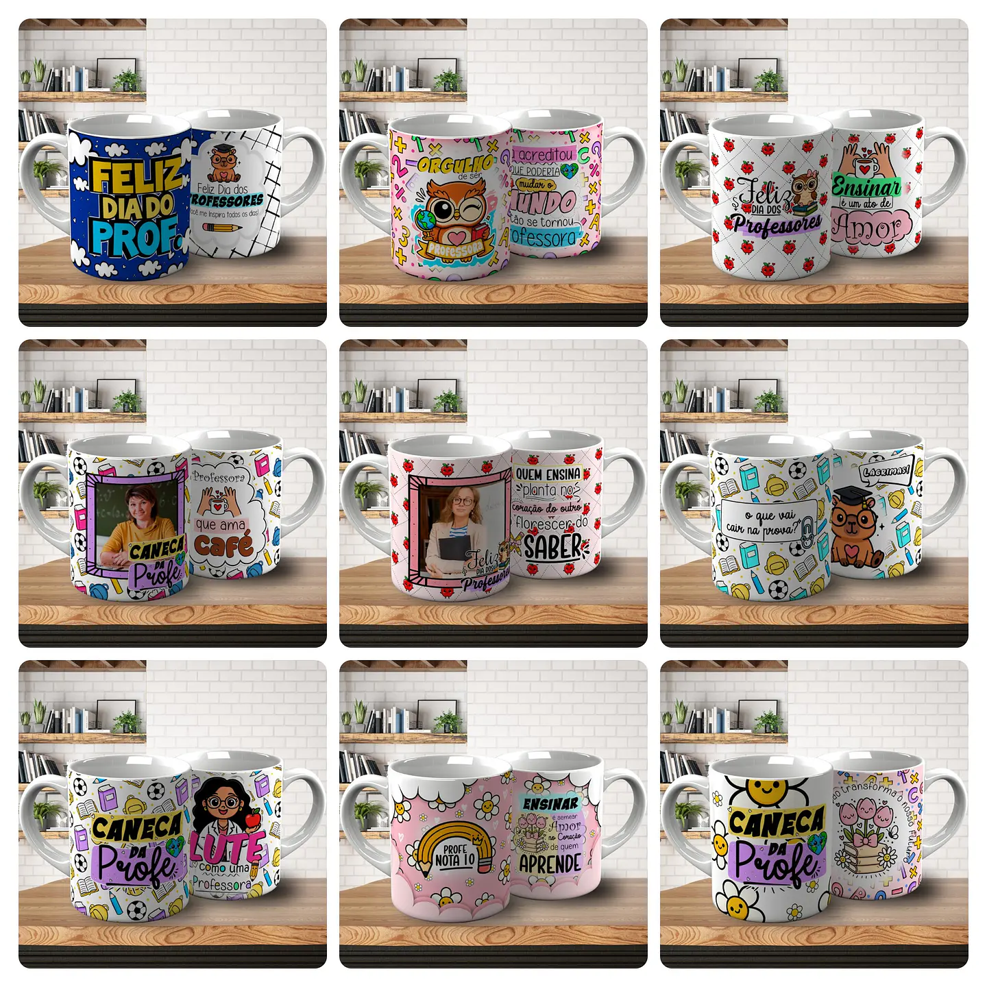 57 Artes para Caneca Dia dos Professores Arquivo em Png  3