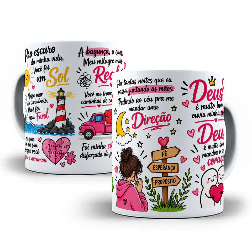 Artes para Caneca pro escuro da minha vida, você foi um sol, nesse mar tão turbulento, você foi meu farol - DEUS É MUITO BOM - Luan Santana em Png  1