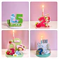Arquivo para montagem Velas Cenários 3d Arquivo em Pdf  - thumbnail 1