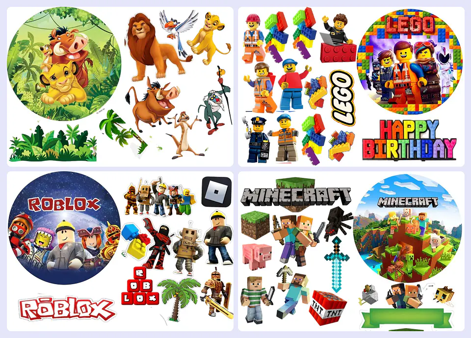 Arquivo para montagem Velas Cenários 3d Arquivo em Pdf  6