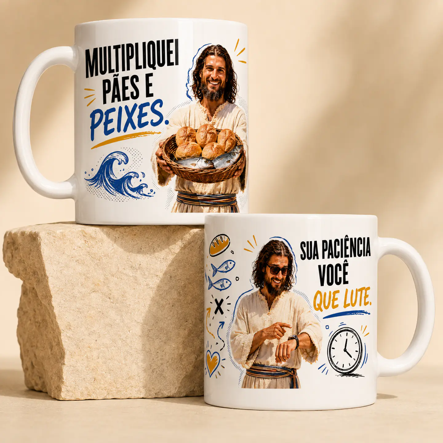 6 Artes para Caneca Jesus Arquivo em Jpg 3