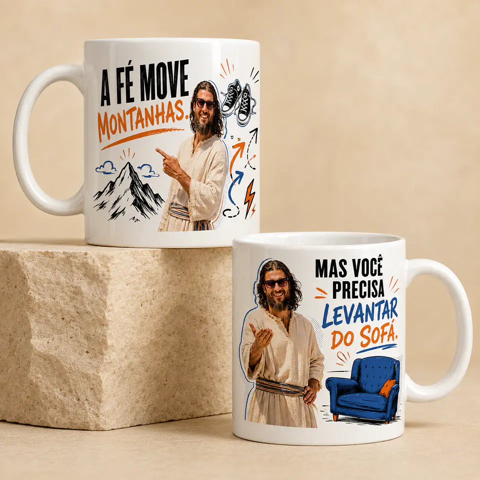6 Artes para Caneca Jesus Arquivo em Jpg 4