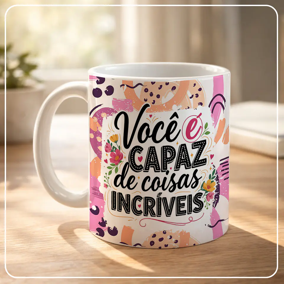 7 Artes para Caneca Frases Motivacional Arquivo em Jpg 3
