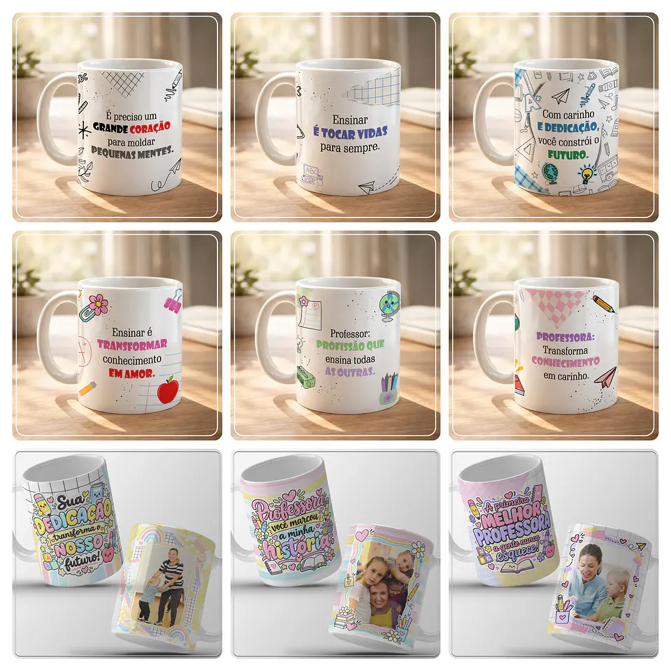 54 Artes para Caneca Dia dos Professores Arquivos em Png  2