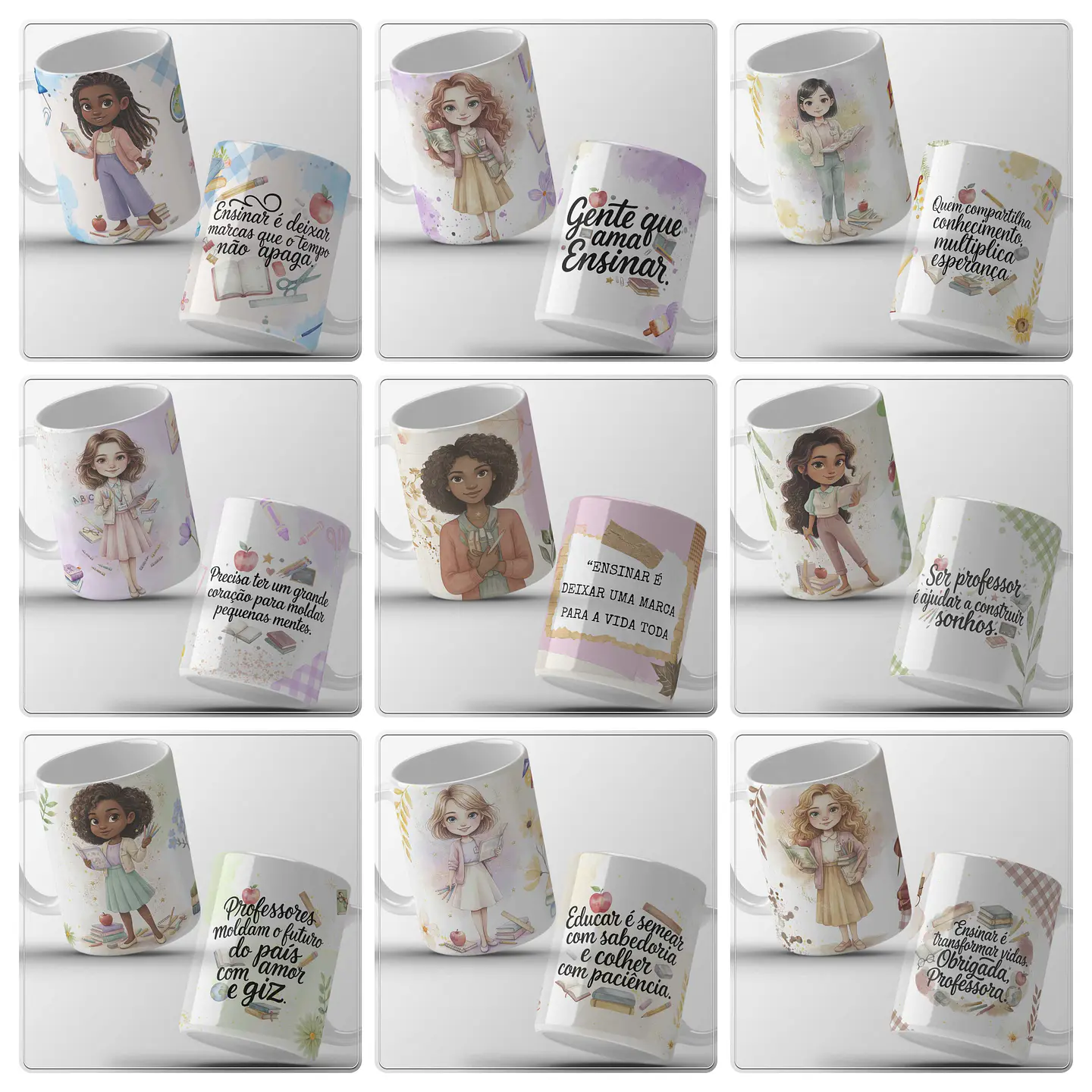 54 Artes para Caneca Dia dos Professores Arquivos em Png  3