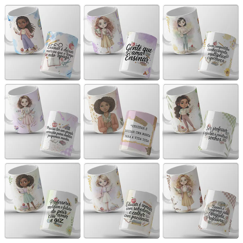 54 Artes para Caneca Dia dos Professores Arquivos em Png  3