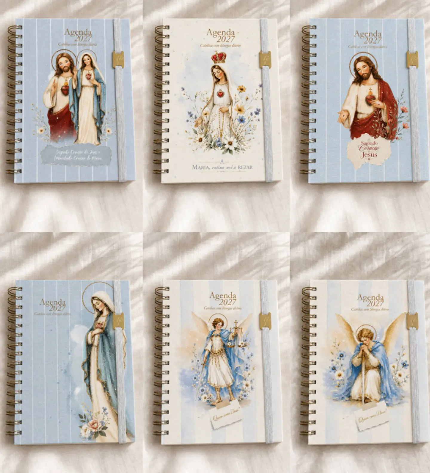 Arquivos para Capas A5 para Agendas e Cadernos Santinhos Arquivo em Jpg 8