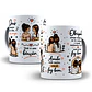 Arte para Caneca Deus abençõe sua vida, minha amiga você é uma benção, aonde você passa, você faz bem Arquivo em Png  - Thumbnail 2
