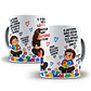 Arte para Caneca Autismo é apenas uma forma diferente de ver o mundo, oque precisa ser curado não é o autismo do meu filho Arquivo em Png  - Thumbnail 2