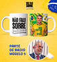 Artes para Caneca Não Falo sobre Politica Flávio Bolsonaro em Png  - Thumbnail 2