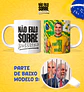 Artes para Caneca Não Falo sobre Politica Flávio Bolsonaro em Png  - Thumbnail 1