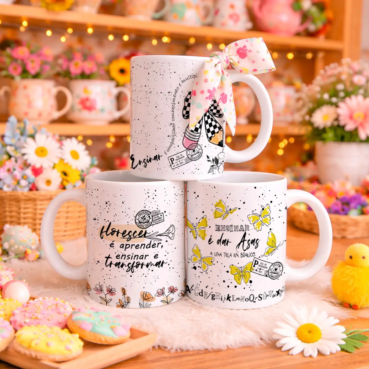 10 Artes para Caneca Dia dos Professores Minimalista Arquivo Editável 4