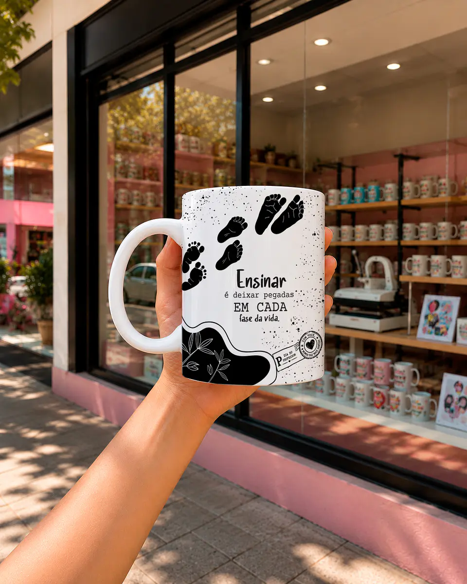 10 Artes para Caneca Dia dos Professores Minimalista Arquivo Editável 8