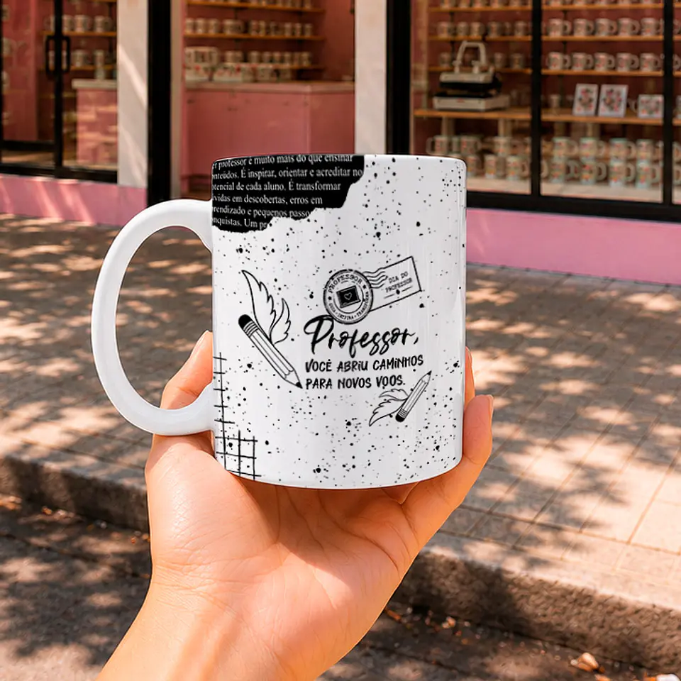 10 Artes para Caneca Dia dos Professores Minimalista Arquivo Editável 9