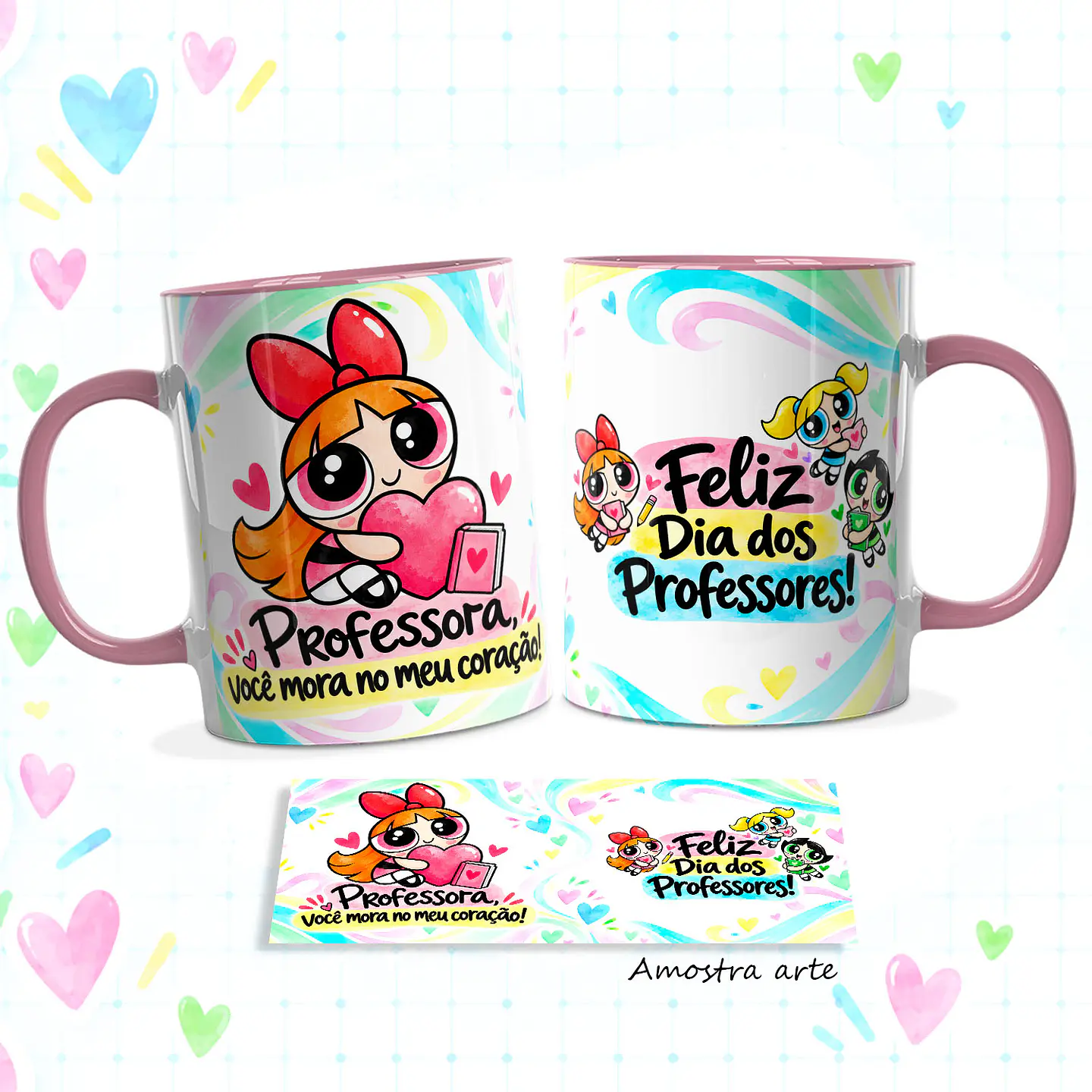 12 Artes para Caneca Professoras Superpoderosas - Meninas Super Poderosas Arquivo em Jpg 9