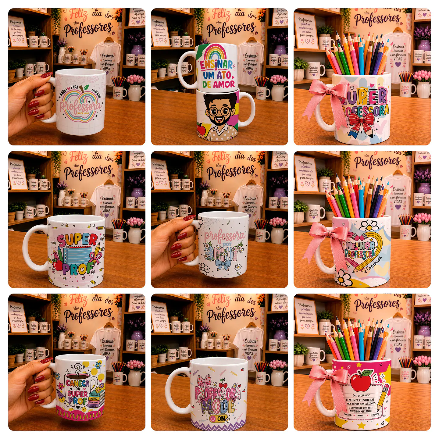 25 Artes para Caneca Dia dos Professores Arquivo em Jpg  1