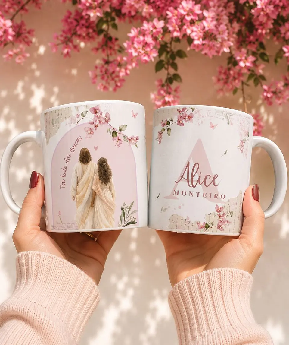 5 Artes para Caneca Amado Jesus Arquivo em Jpg 2