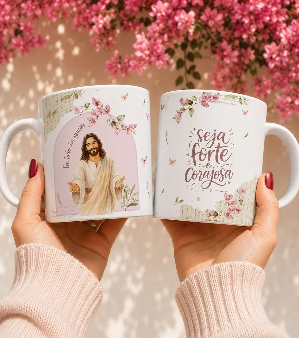 5 Artes para Caneca Amado Jesus Arquivo em Jpg 3