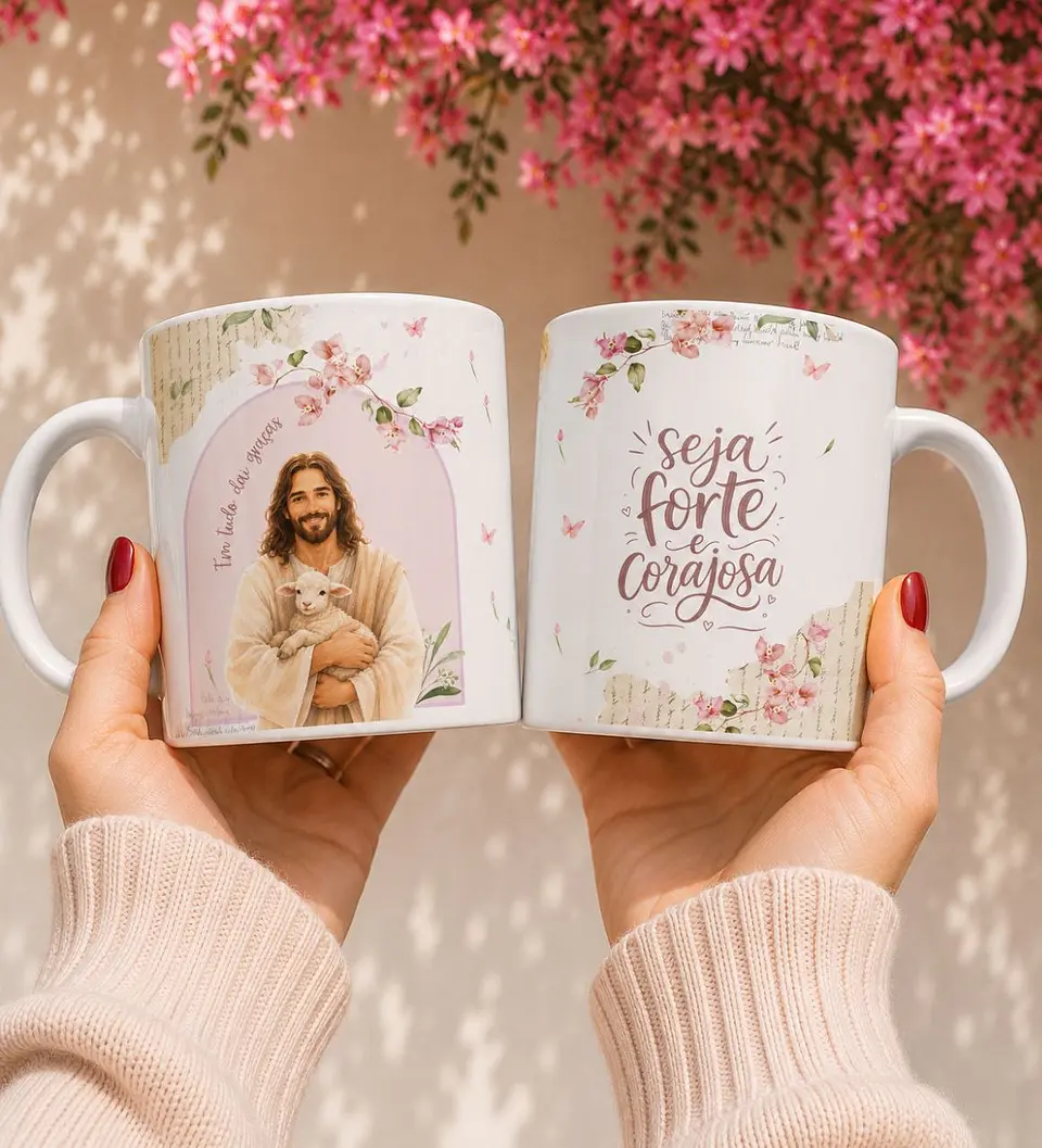 5 Artes para Caneca Amado Jesus Arquivo em Jpg 5