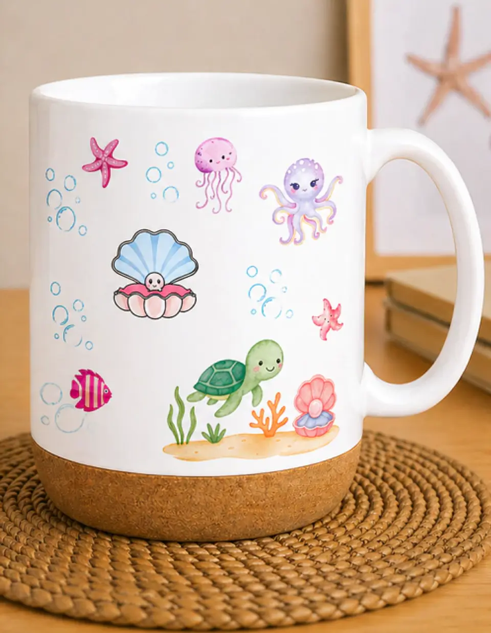 6 Artes para Caneca Animais Aquarelado Arquivo em Jpg 12